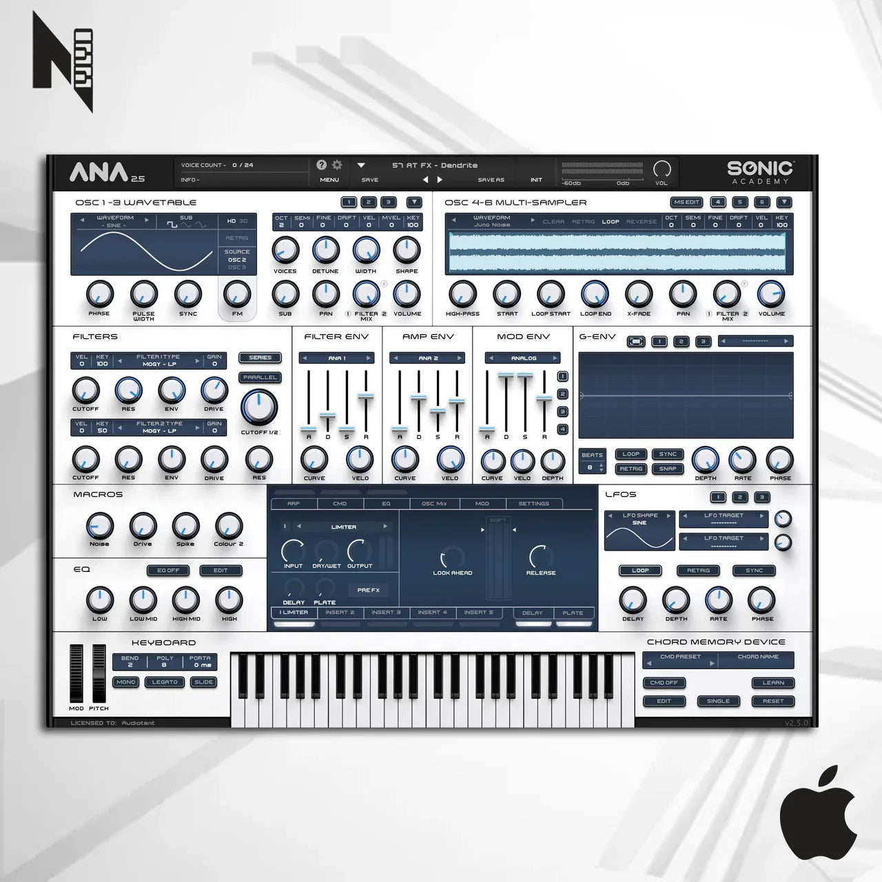 ANA 2 Sonic Academy Versão 2.5 Mac - COMPOZISOM