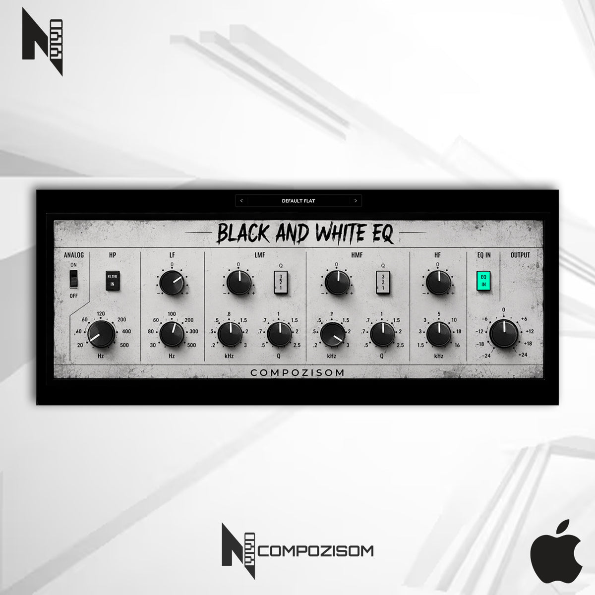Black And White EQ Compozisom Mac - Equalizador Para Coloração