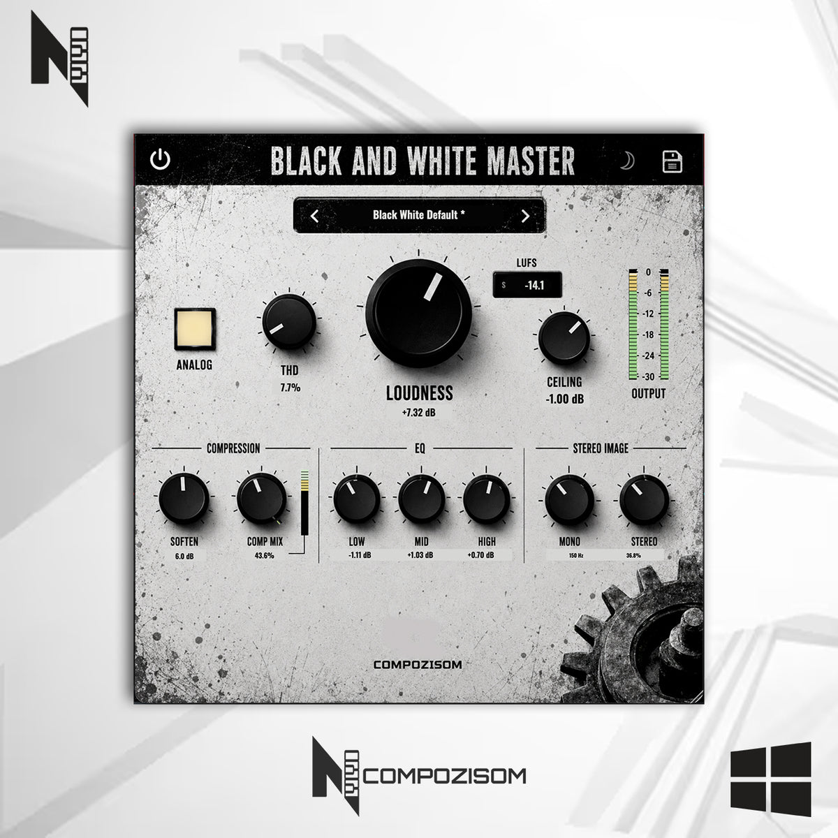 Black And White Master Compozisom Windows - Plugin Para Masterização