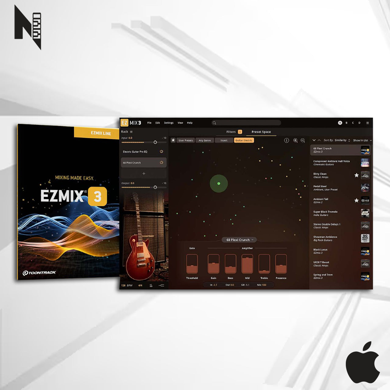 EZMix 3 Toontrack Mac - Mixagem com IA
