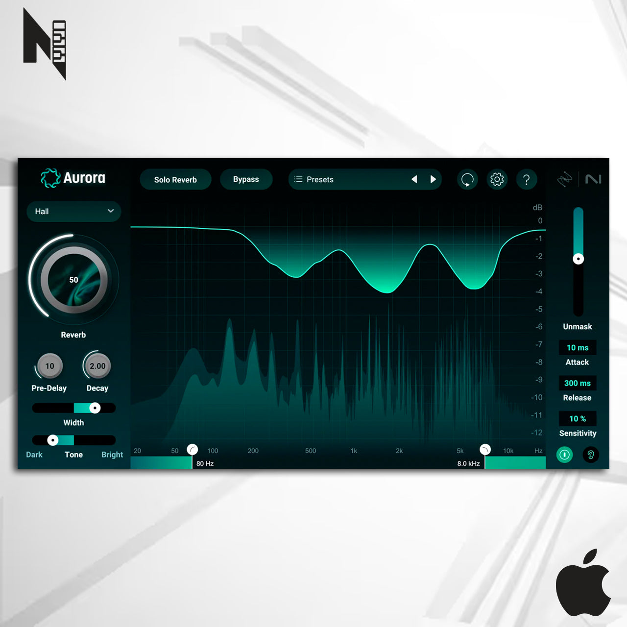Izotope Aurora Reverb com IA Mac - Free Download