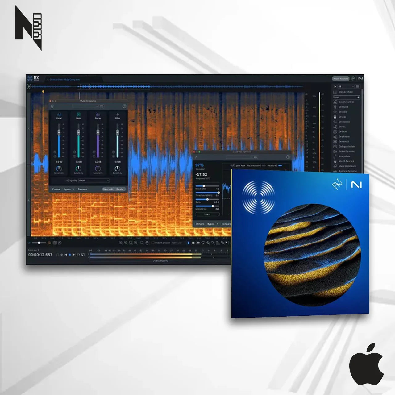 Izotope RX 11 Advanced Editor Mac - Separe Vozes e Instrumentos - COMPOZISOM
