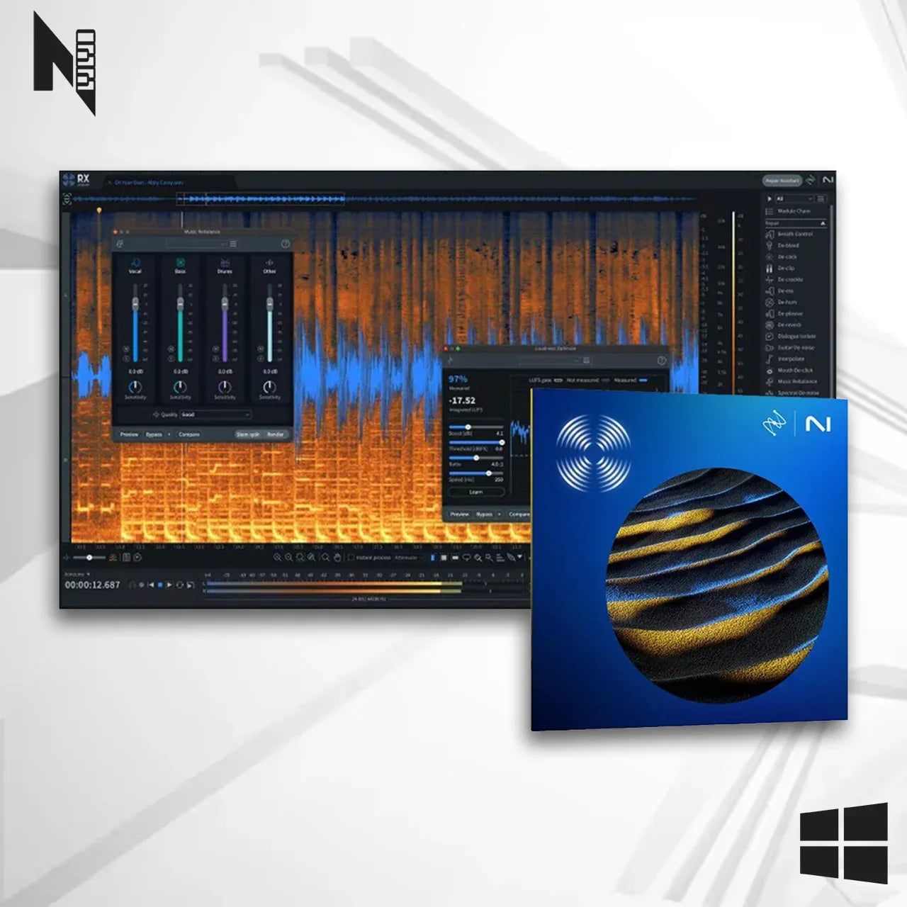 Izotope RX 11 Advanced Editor Windows - Separe Vozes e Instrumentos - COMPOZISOM