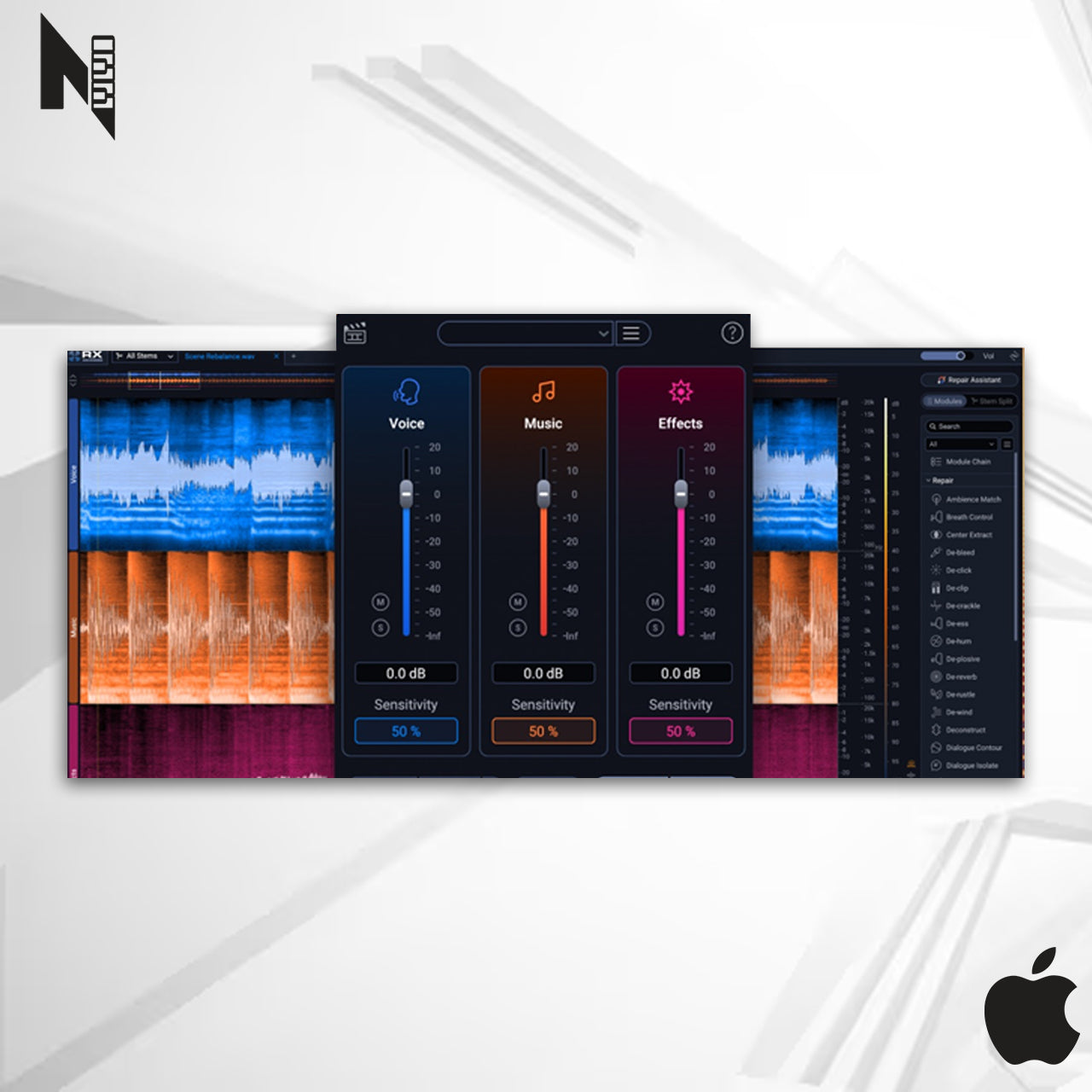 Izotope RX 12 Advanced 2026 Mac - Edição de Áudio - Separar Voz e Instrumento