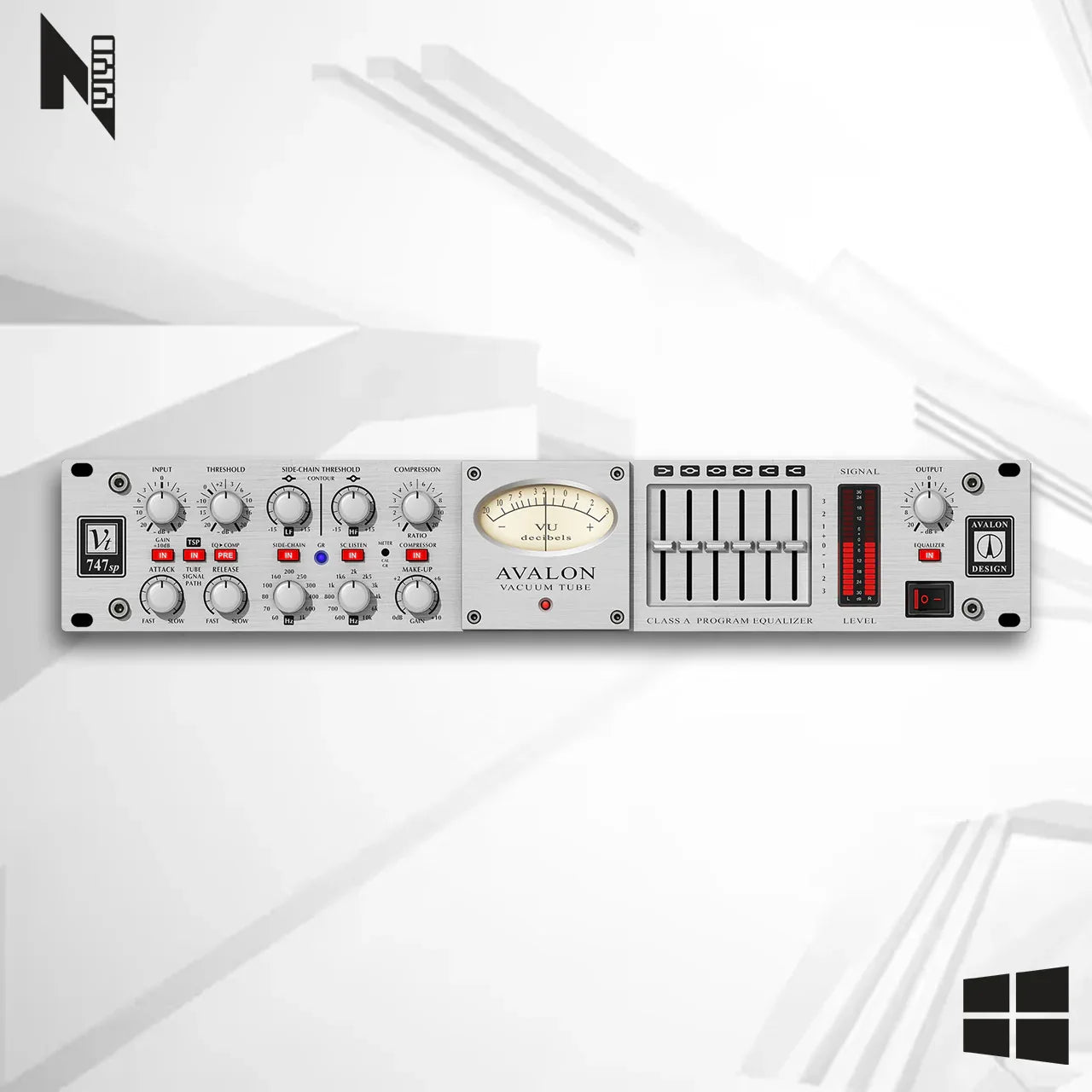 Kasrog Avalon 747 Windows - Opto Compressor - COMPOZISOM