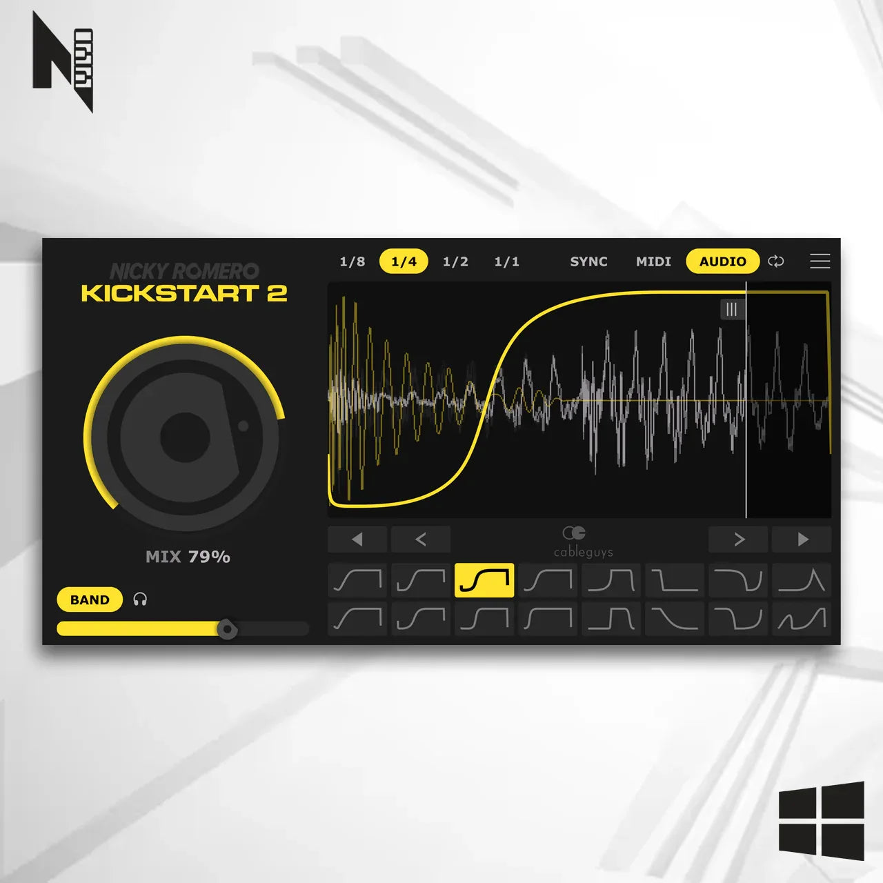 Nicky Romero Kickstart 2 Windows - Sidechain Profissional - COMPOZISOM