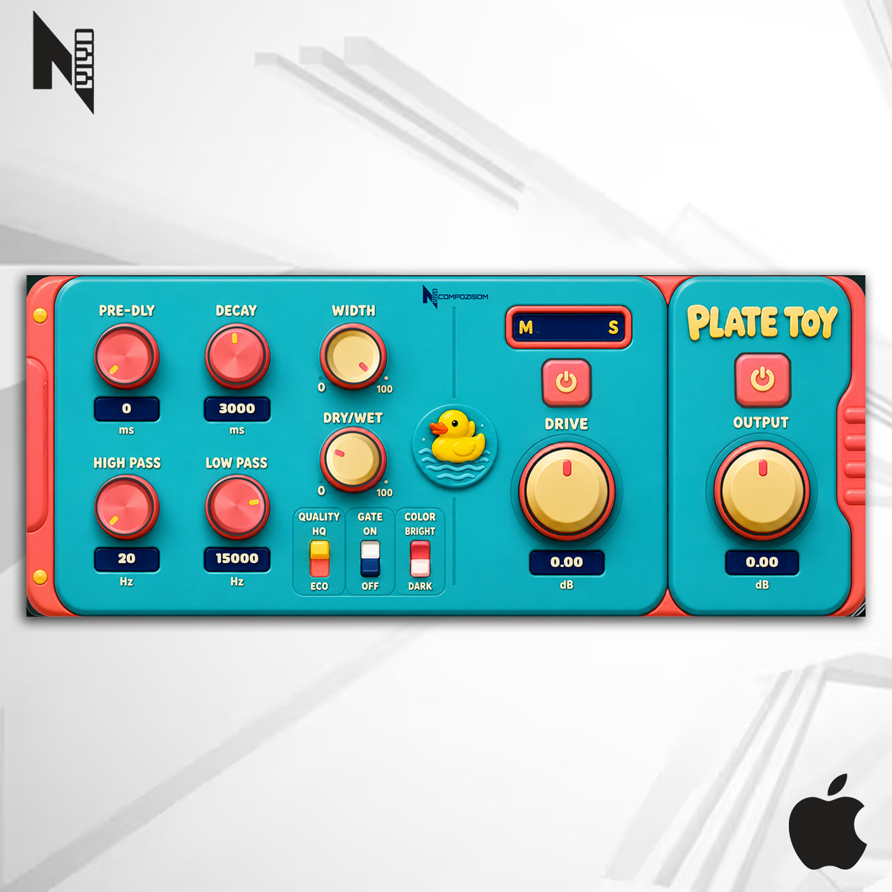 Plate Toy Compozisom Mac - Plugin Reverbs Para Mixagem