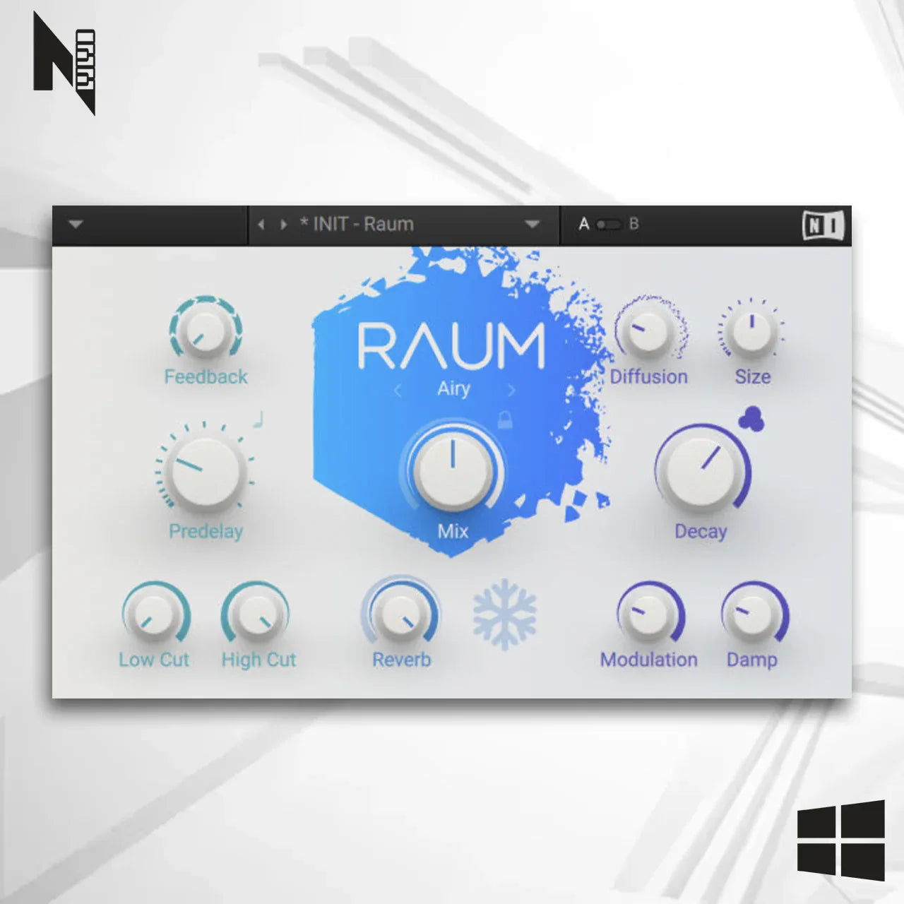 Raum Native Instruments Windows - Reverb Inteligente - COMPOZISOM
