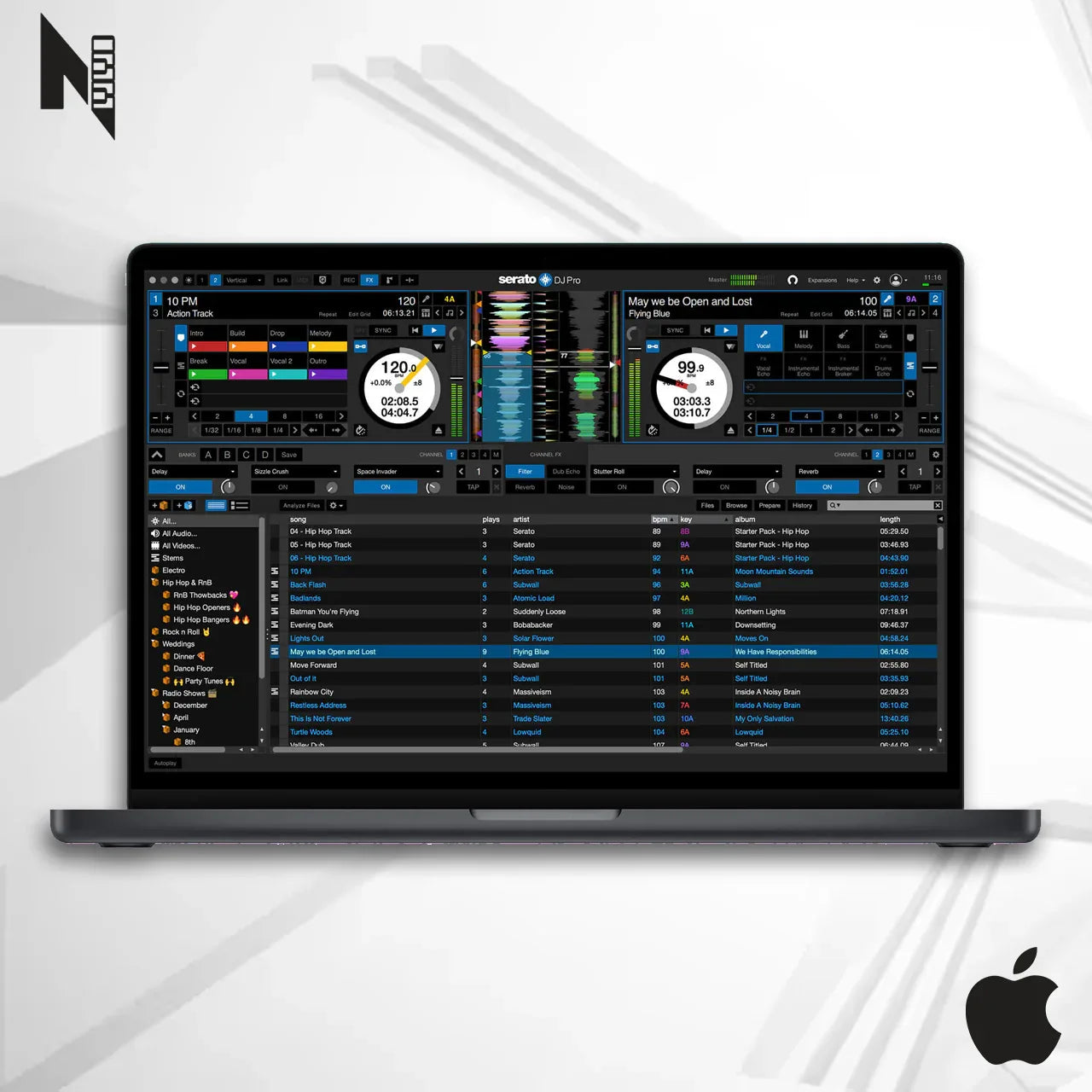 Serato DJ Pro 3 Mac - Software Profissional Para DJ - COMPOZISOM
