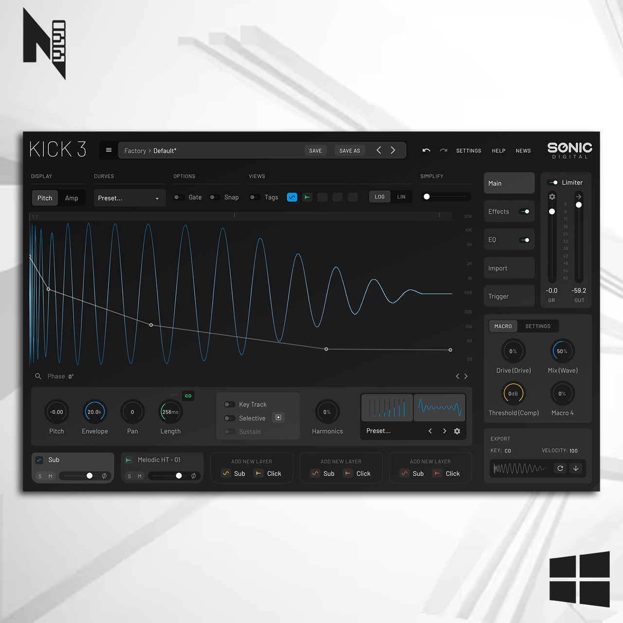 Sonic Academy Kick 3 Windows