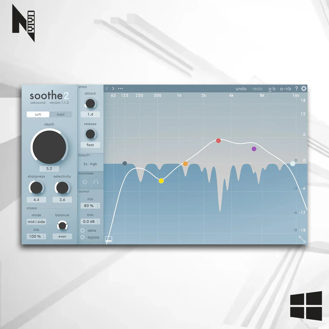 Soothe 2 Oeksound Windows - Equalizador Inteligente - COMPOZISOM