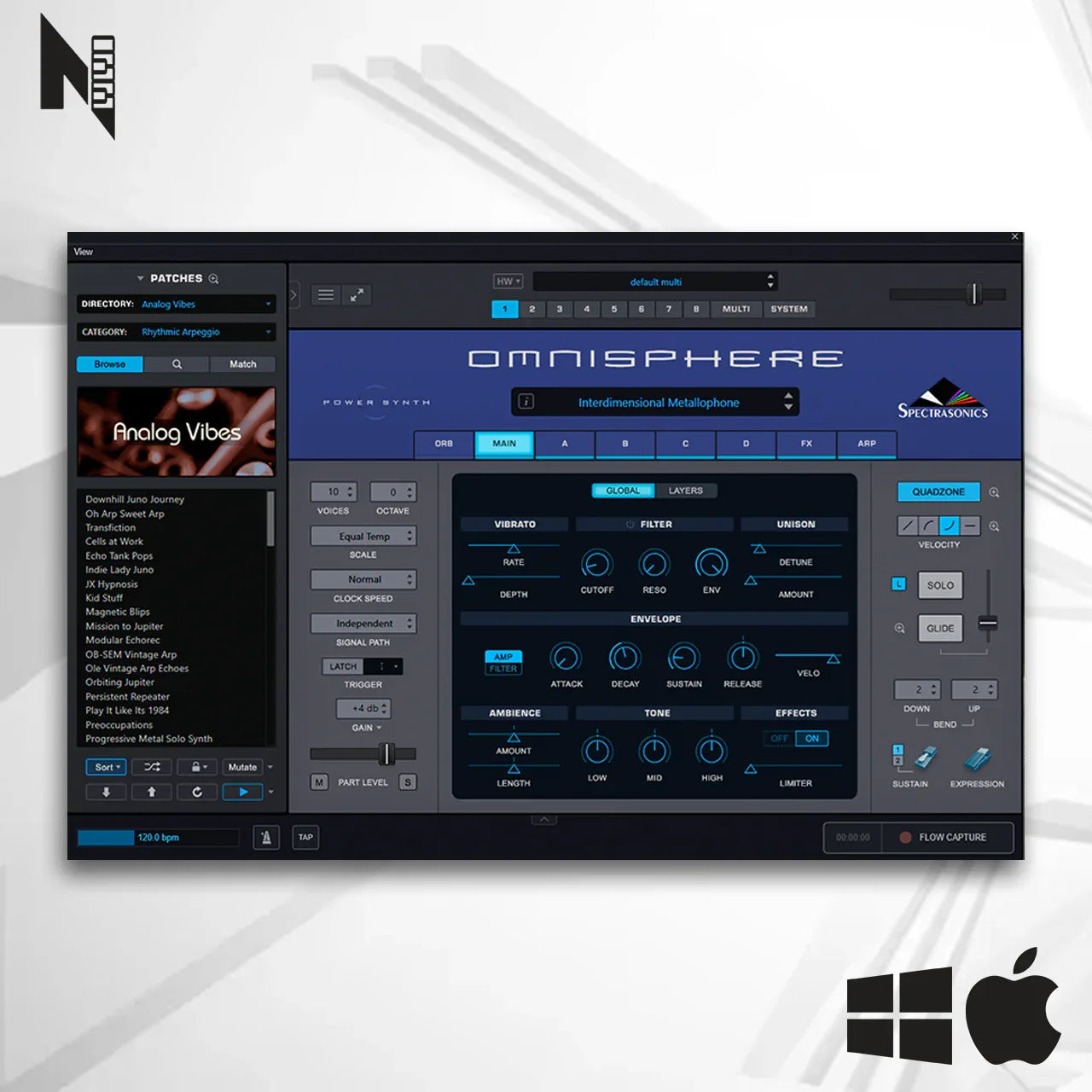 Spectrasonics Omnisphere 3 Win e Mac + 55GB de STEMS – COMPOZISOM