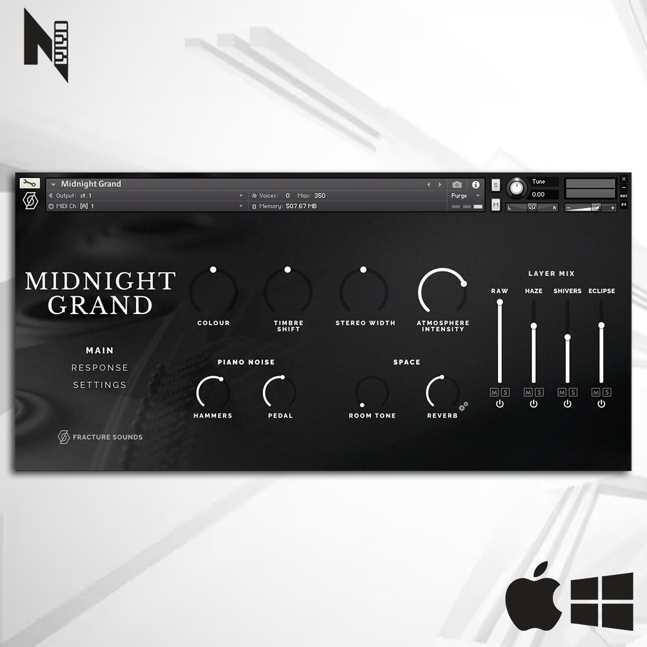 Woodchester Piano 2 Fracture Sounds - Livraria Kontakt