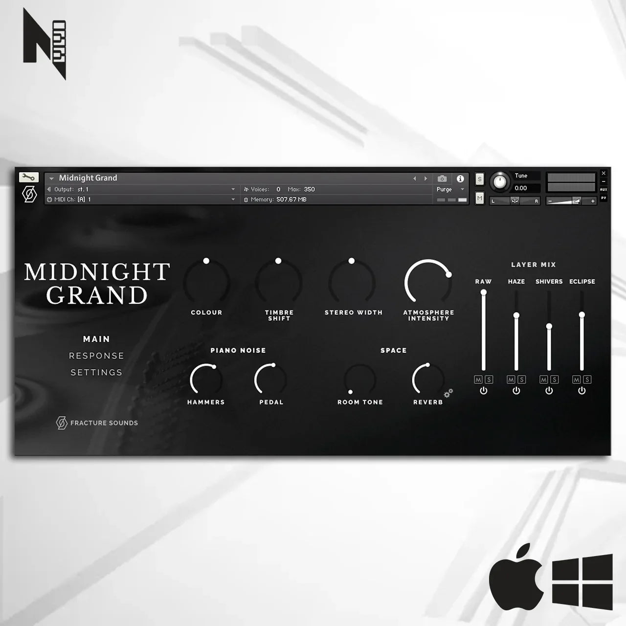 Woodchester Piano 2 Fracture Sounds - Livraria Kontakt - COMPOZISOM