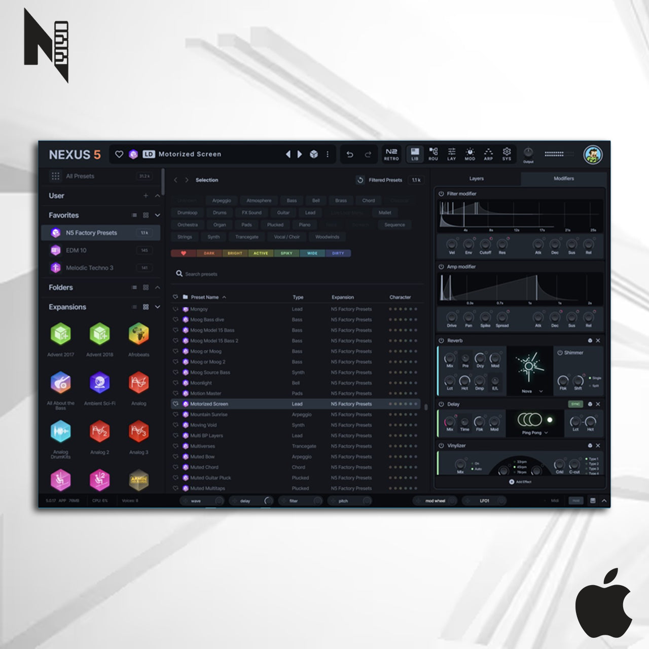 reFX Nexus 5 + Content Library Mac