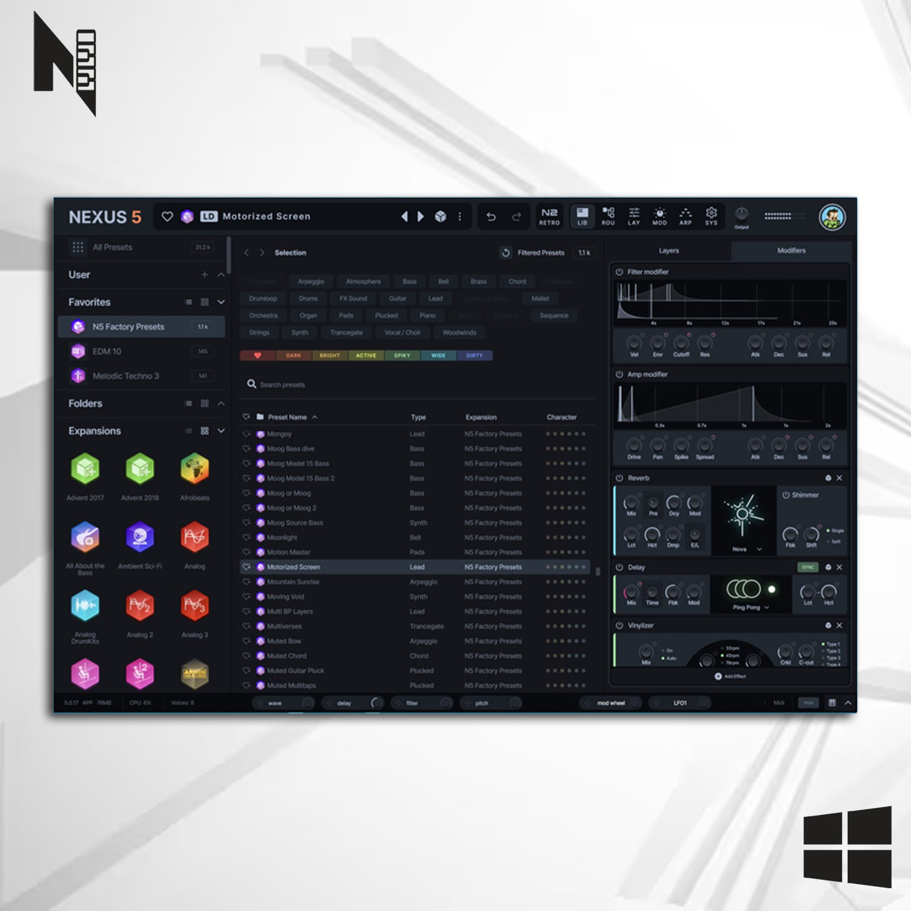 reFX Nexus 5 + Content Library Windows