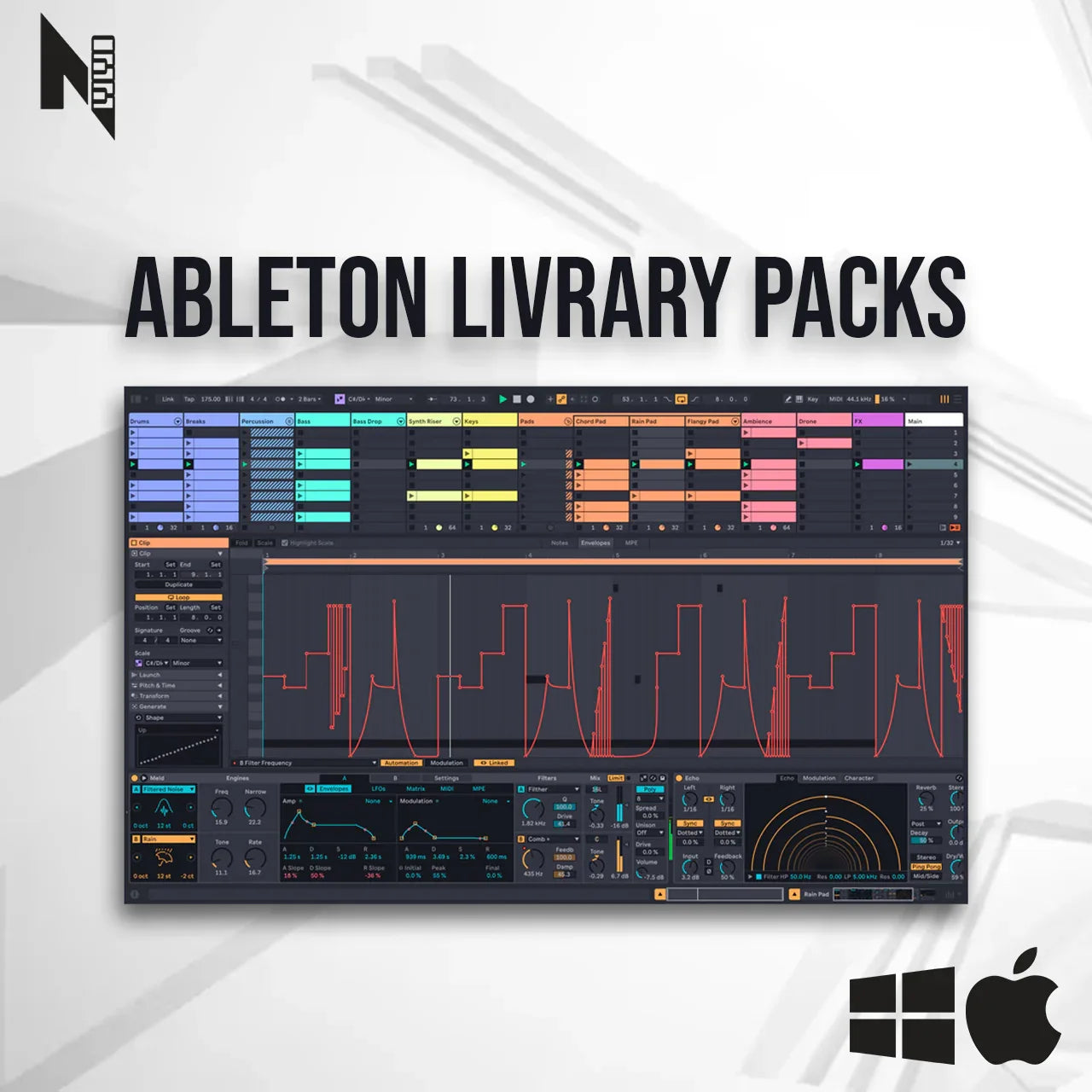 Ableton Live Library Packs 12 - Pacote Completo Com 42GB – COMPOZISOM