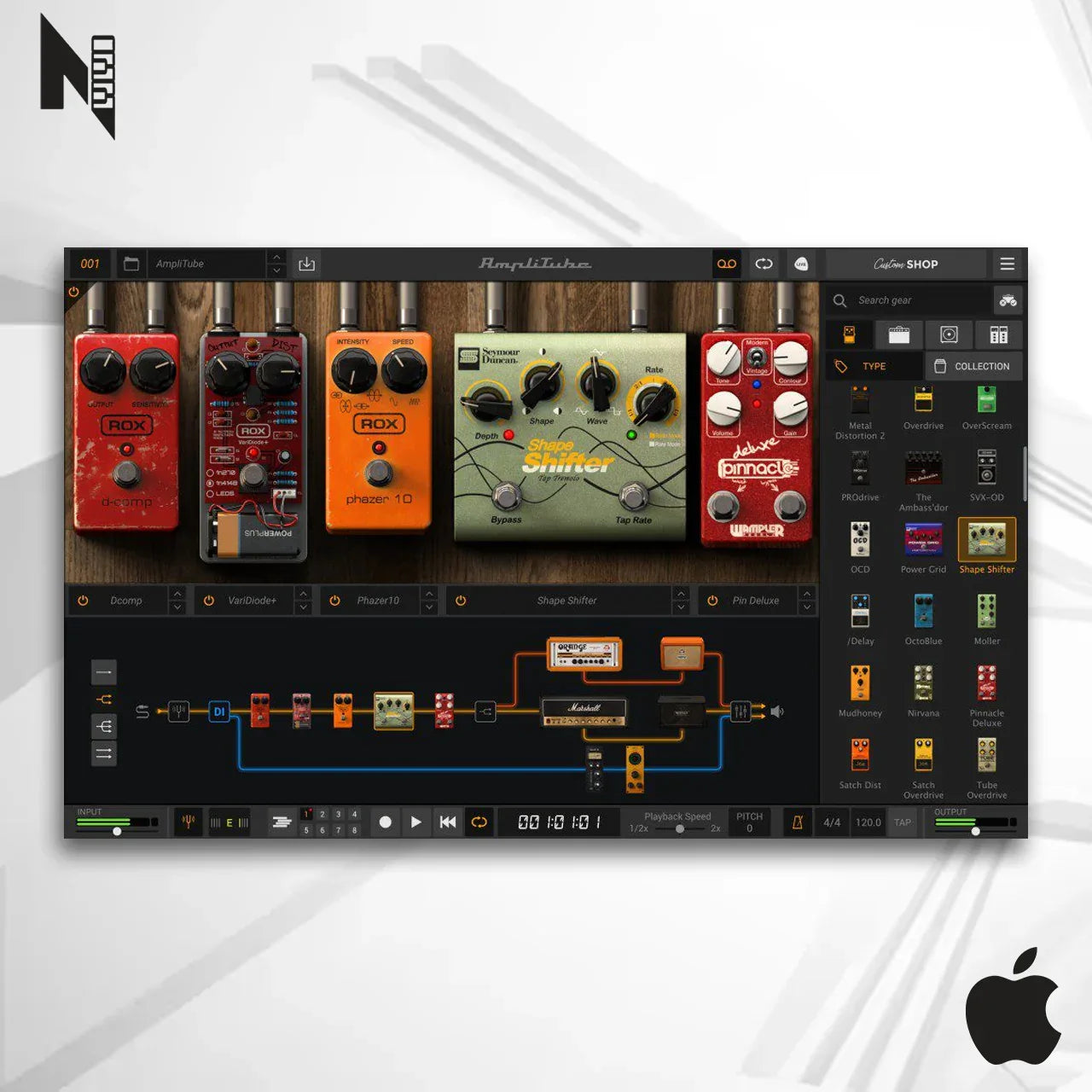 Amplitube 5 MAX V2 IK Multimedia Mac - Amplificadores de Guitarra - COMPOZISOM