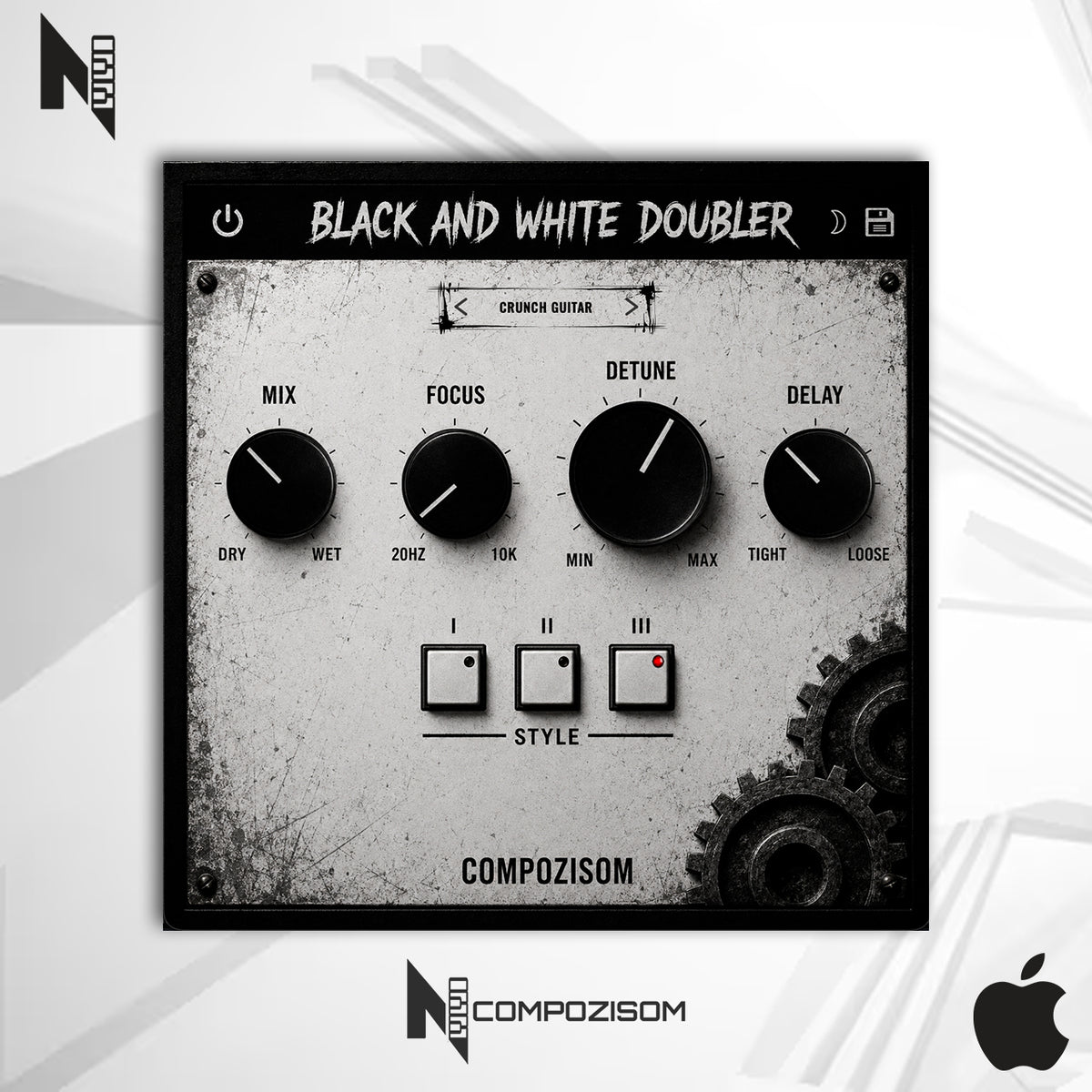 Black And White Doubler Compozisom Mac - Efeito Voz Dupla