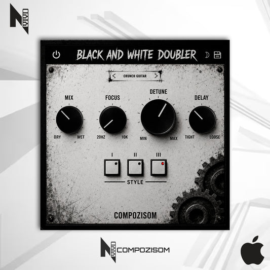 Black And White Doubler Compozisom Mac - Efeito Voz Dupla