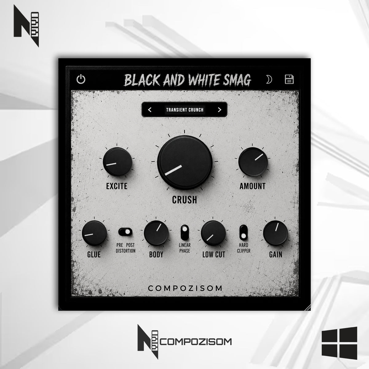 Black And White Smag Compozisom Windows - Plugin Saturação