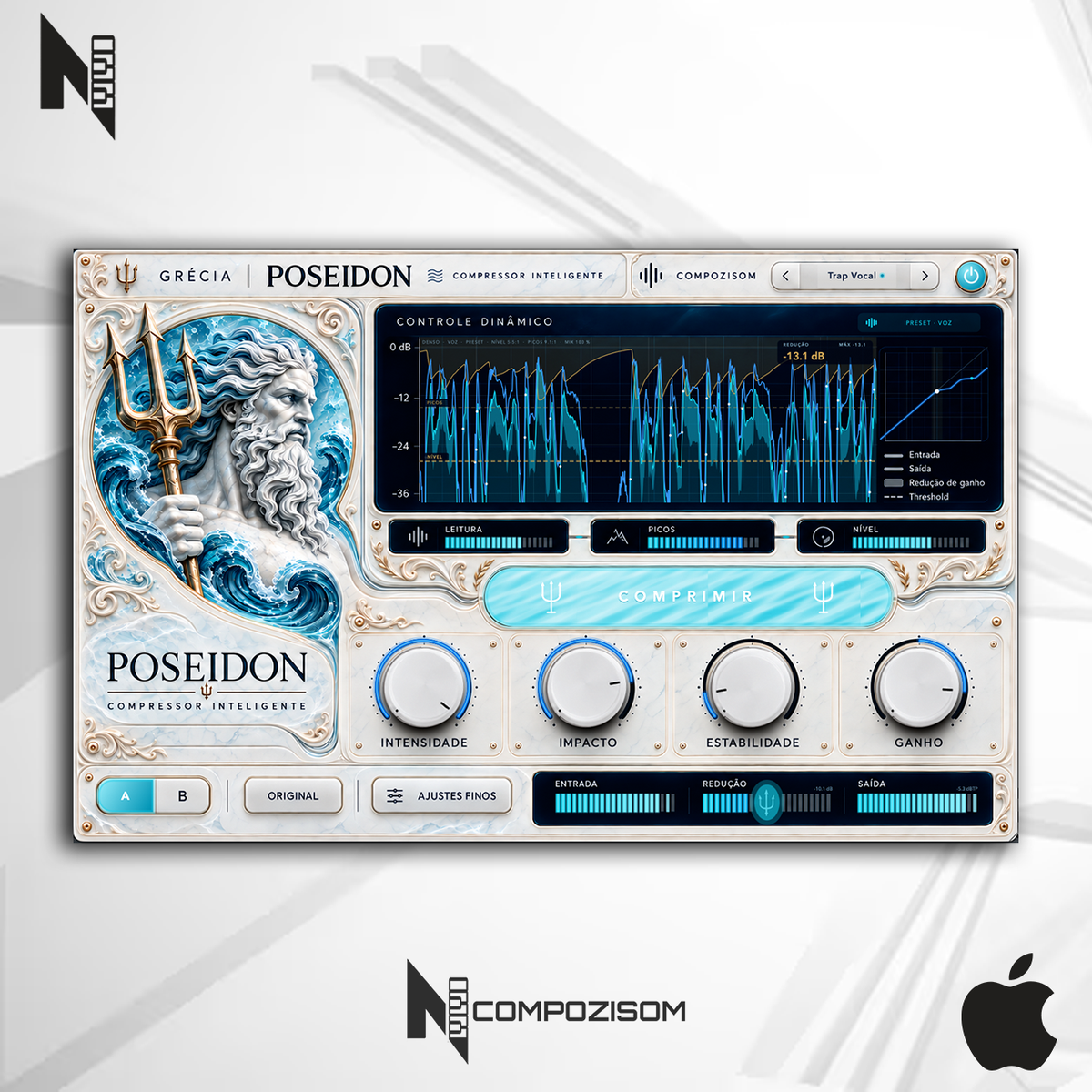 Grécia Bundle Compozisom Mac - Plugins Mix e Master Automática