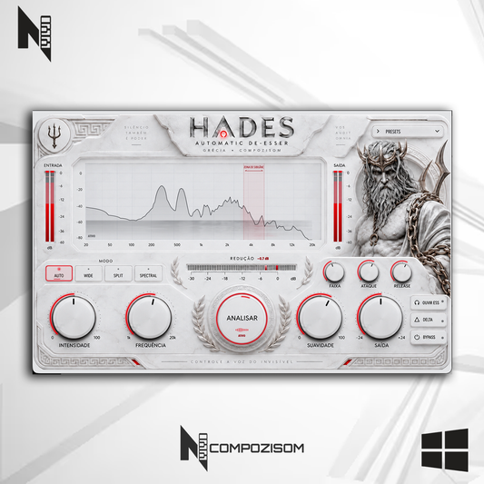 De-Esser Automático Hades Compozisom Windows - Linha Grécia