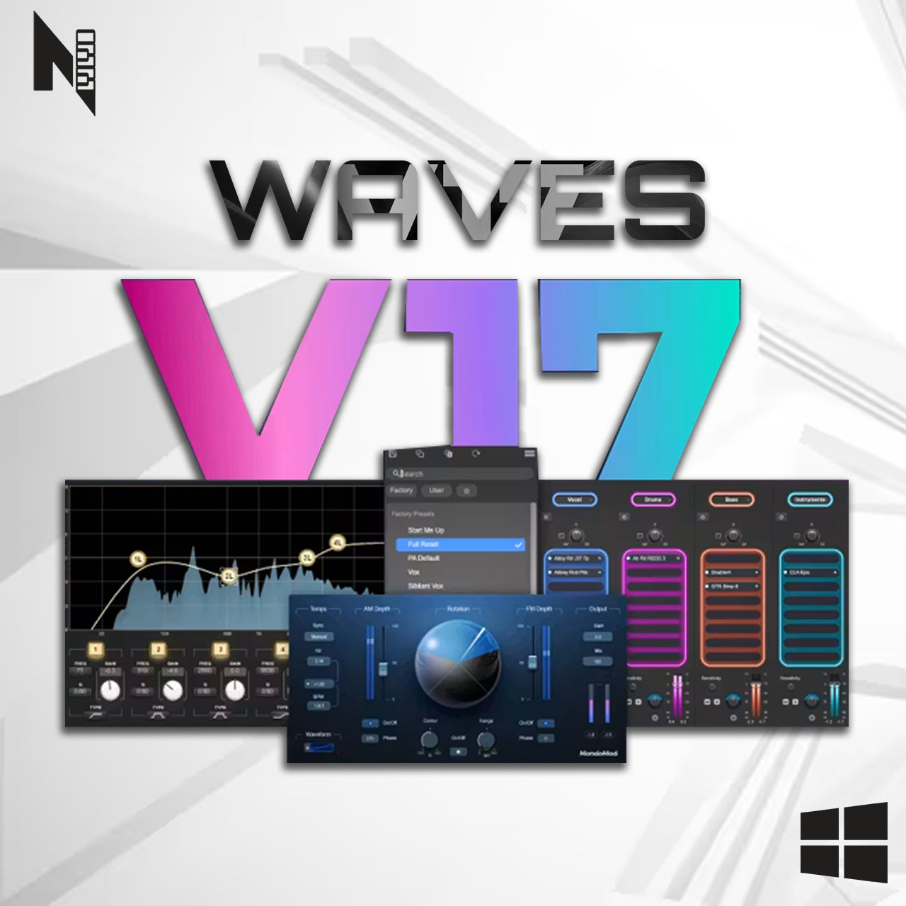Pacote Waves 17 Ultimate Windows - Completo com Todos Plugins e Instrumentos Virtuais