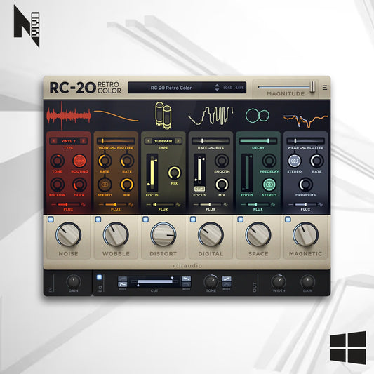 Retro Color XLN Audio RC-20 Windows - Saturador Vintage