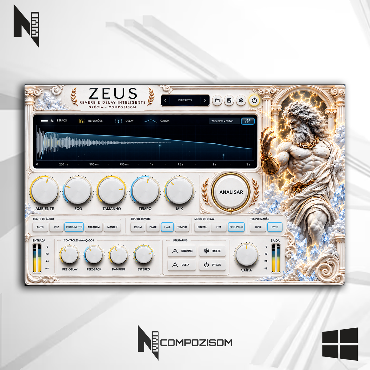 Grécia Bundle Compozisom Windows - Plugins Mix e Master Automática