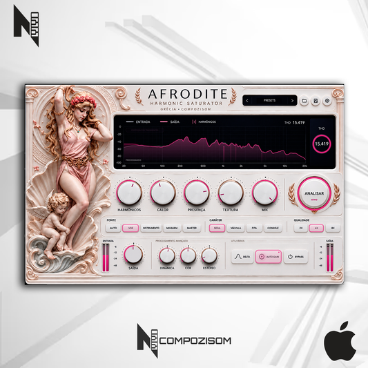 Saturador Harmônico Afrodite Compozisom Mac - Linha Grécia