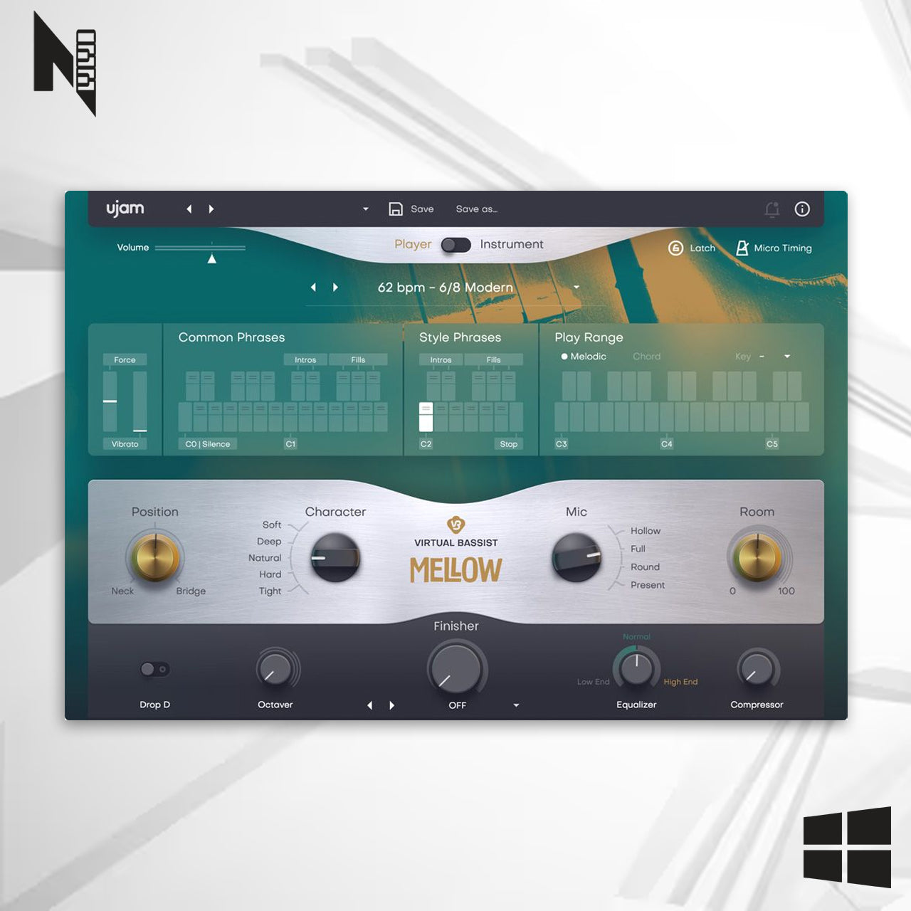 Ujam Virtual Bassist Mellow 2 Windows