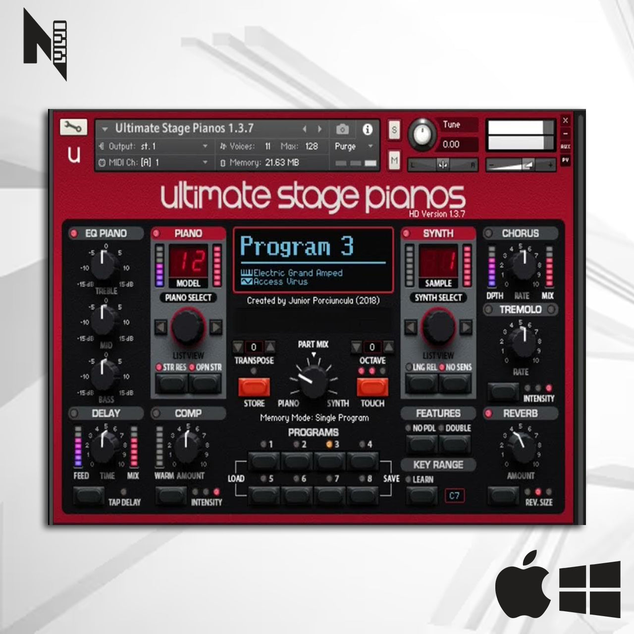 Ultimate Stage Pianos HD - Livraria Kontakt