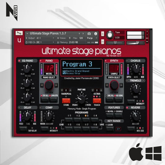 Ultimate Stage Pianos HD - Livraria Kontakt