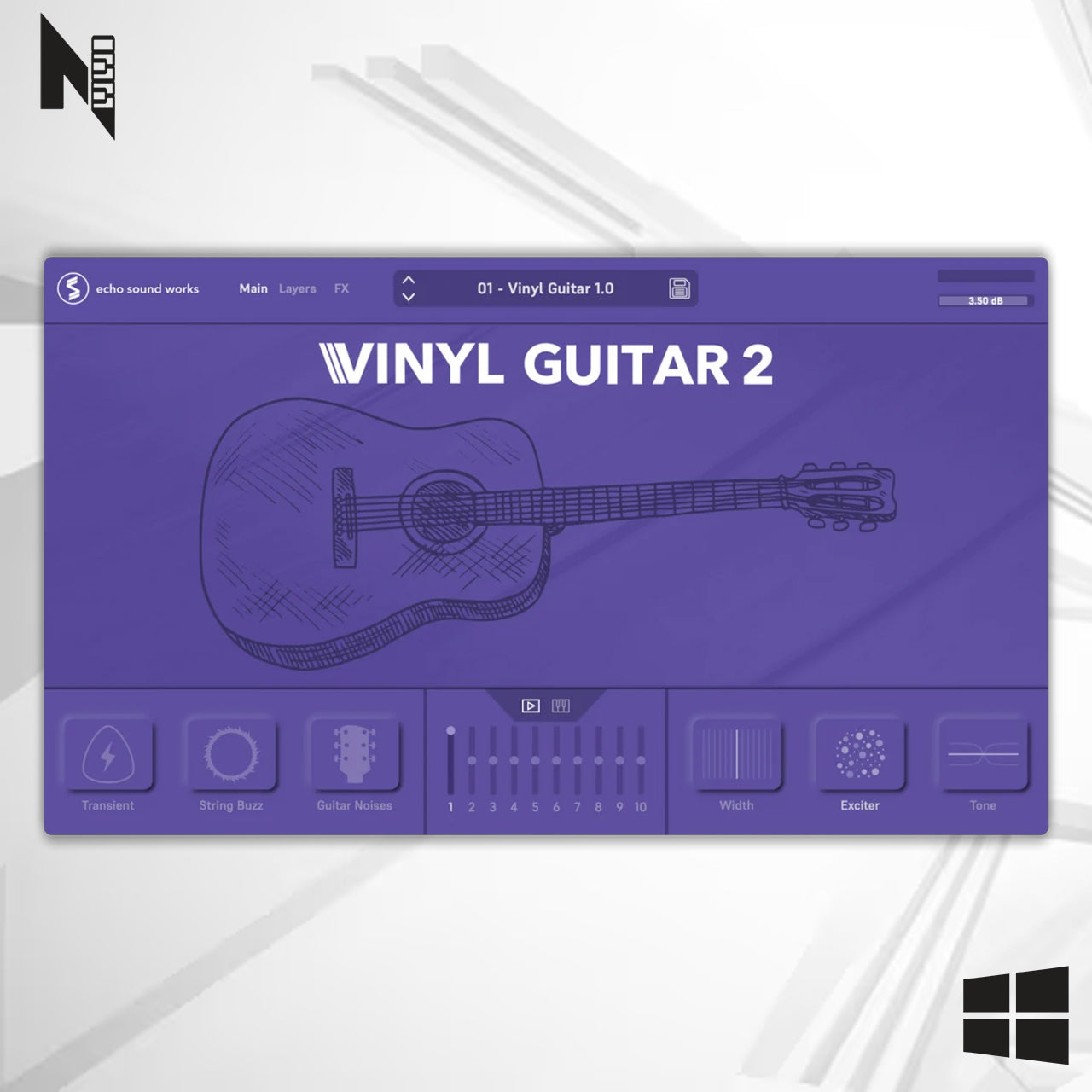 Vinyl Guitar 2 Echo Sound Works Windows - Free Download