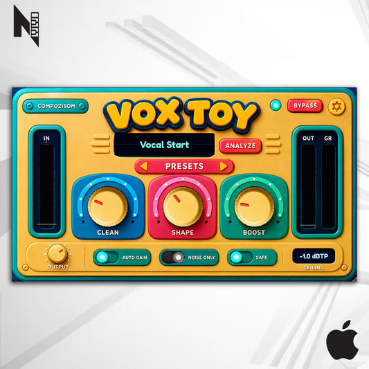 Vox Toy Compozisom Mac - De Clareza, Brilho e Punch a Voz