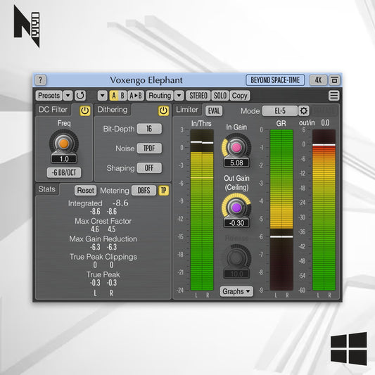 Voxengo Elephant 5.3 Windows - Loudness e Transparência